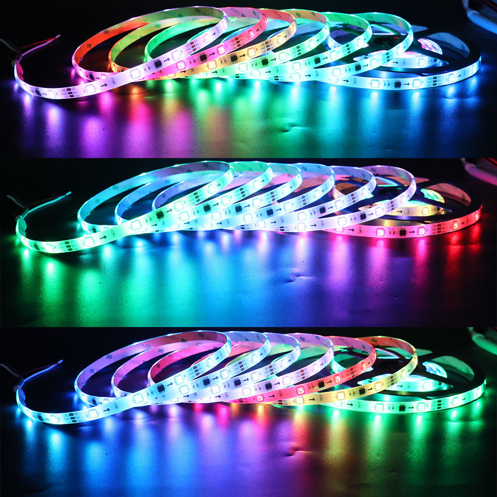 DC12V WS2811 150LEDs 16.4ft IP65 Waterproof Arduino Addressable Dream Color LED Strip DC12V WS2811 150LEDs 16.4ft IP65 Waterproof Arduino Addressable Dream Color LED Strip